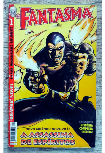 Gibi hq o fantasma, edição 1, a assassina de espíritos, editora Editoractiva, graphic novel