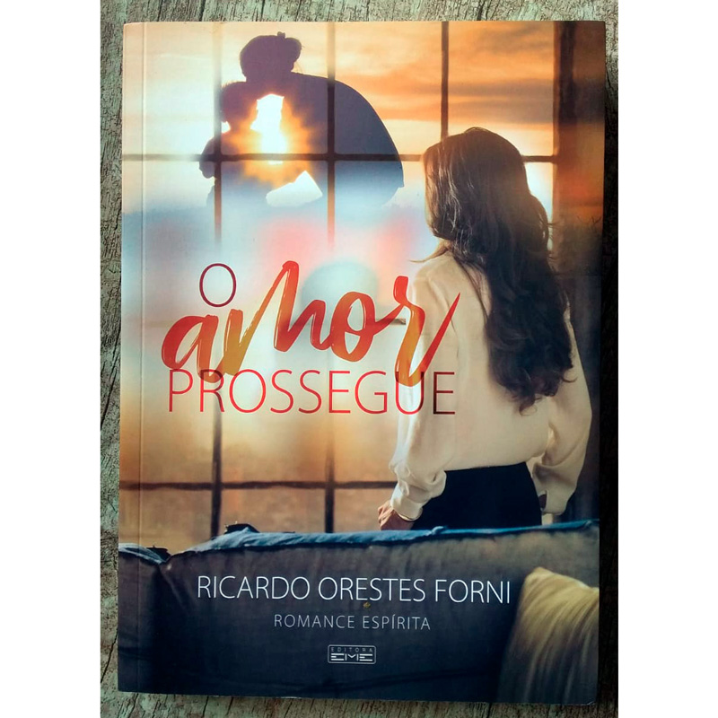 O amor prossegue, Ricardo Orestes Forni, editora EME, livro usado