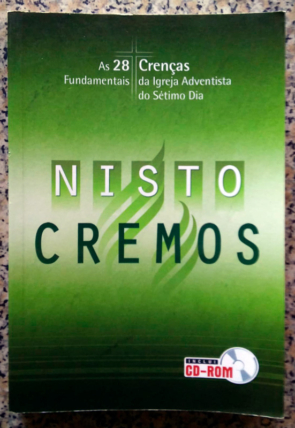 Nisto cremos, as- 8 crenças fundamentais da Igreja Adventista do Sétimo Dia, editora Casa Publicadora Brasileira, livro usado