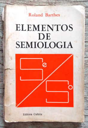 Elementos de semiologia, Roland Barthes, editora cultrix, livro usado