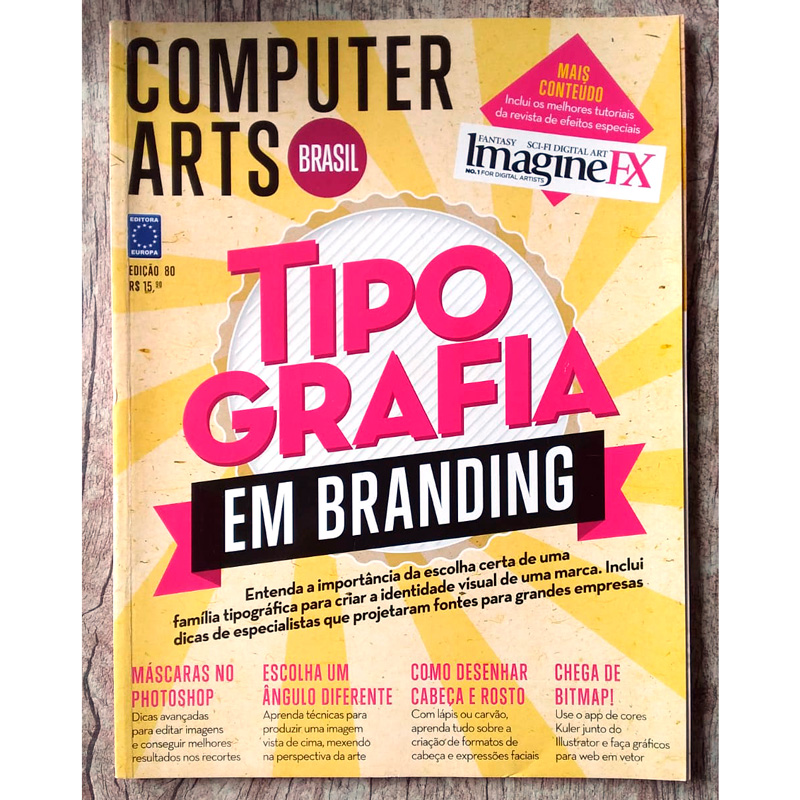 Revista computer arts Brasil edição 80, editora Europa