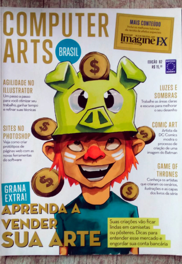 Revista computer arts Brasil edição 82, editora Europa