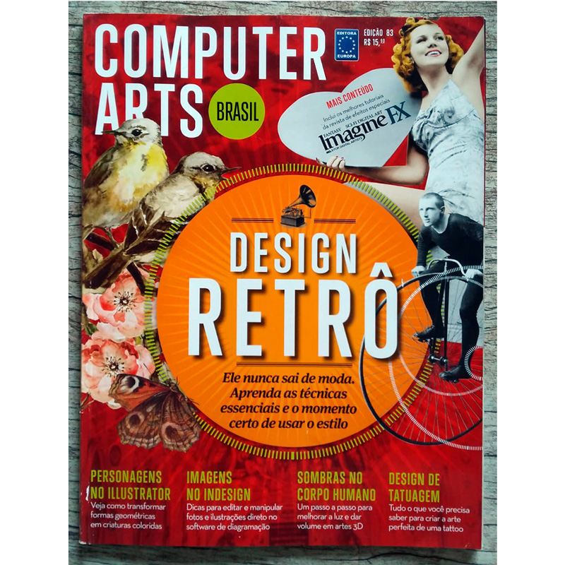 Revista computer arts Brasil edição 83, editora Europa