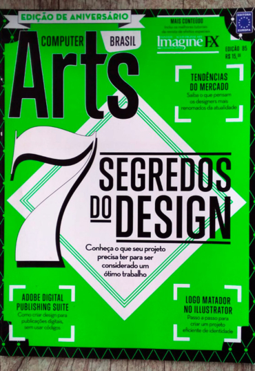 Revista computer arts Brasil edição 85, editora Europa