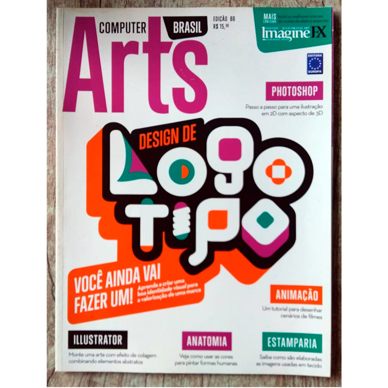 Revista computer arts Brasil edição 86, editora Europa