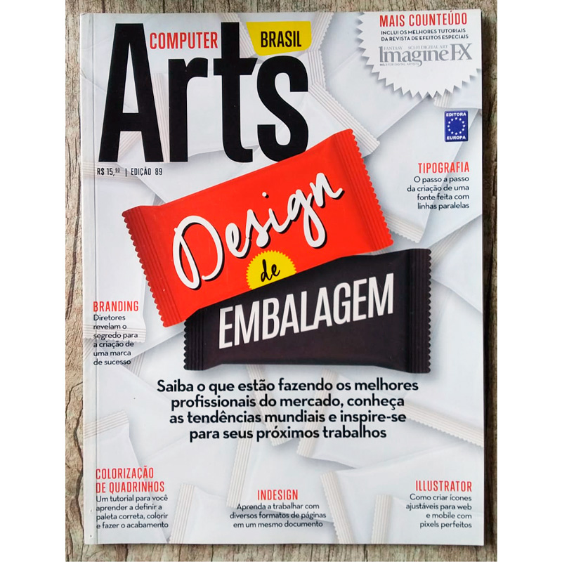 Revista computer arts Brasil edição 89, editora Europa