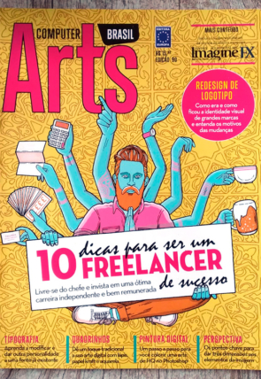 Revista computer arts Brasil edição 90, editora Europa