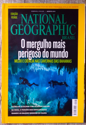 Revista national geographic Brasil edição 125 agosto de 2010, editora abril