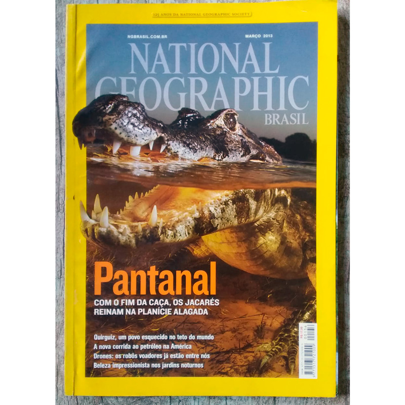 Revista national geographic Brasil edição 156 março de 2013, editora abril
