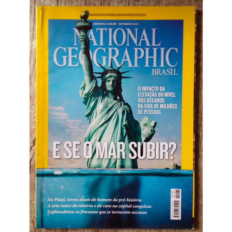 Revista national geographic Brasil edição 162 setembro de 2013, editora abril