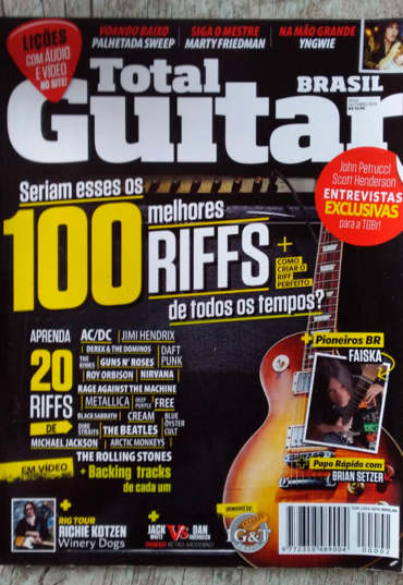 Revista total guitar Brasil 02 outubro de 2014, editora IG&T