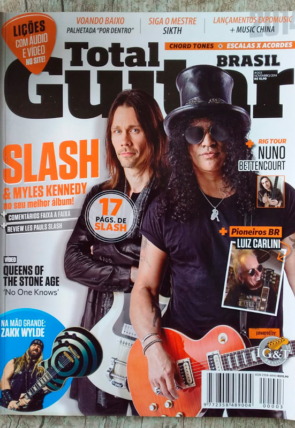 Revista total guitar Brasil 03 novembro de 2014, editora IG&T