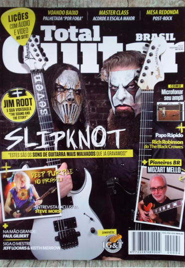 Revista total guitar Brasil 04 dezembro de 2014, editora IG&T