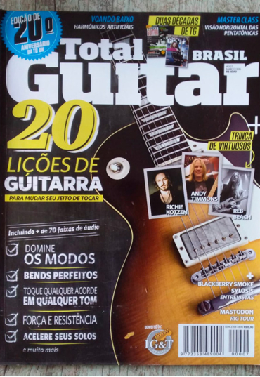 Revista total guitar Brasil 07 março de 2015, editora IG&T