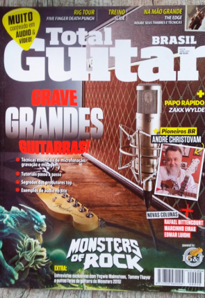 Revista total guitar Brasil 08 abril de 2015, editora IG&T