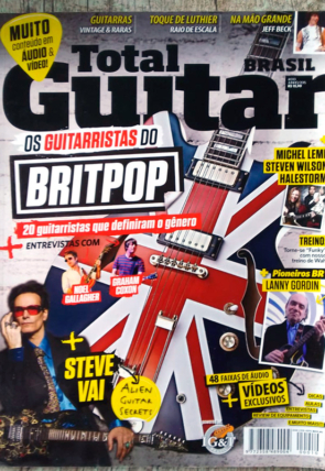 Revista total guitar Brasil edição 10 junho de 2015, editora IG&T