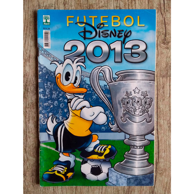 Gibi hq futebol Disney 2013, editora abril, gibi usado