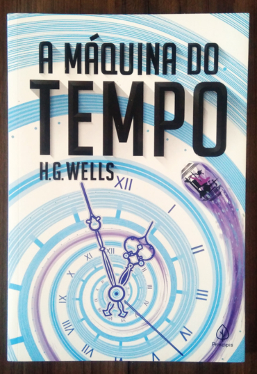 a máquina do tempo, H. G. Wells. editora principis, livro usado
