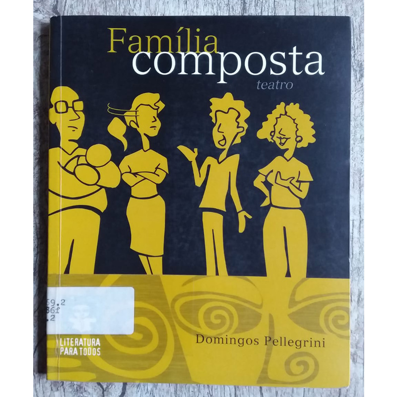 Família composta, teatro, Domingos Pellegrini, livro usado