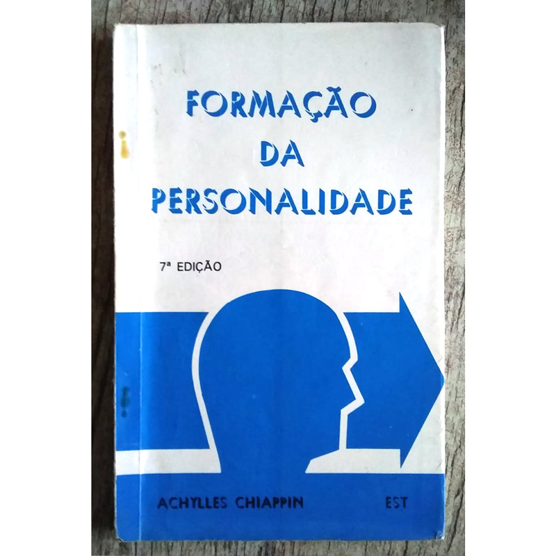 Formação da personalidade, Achylles Chiappin, editora EST, livro usado