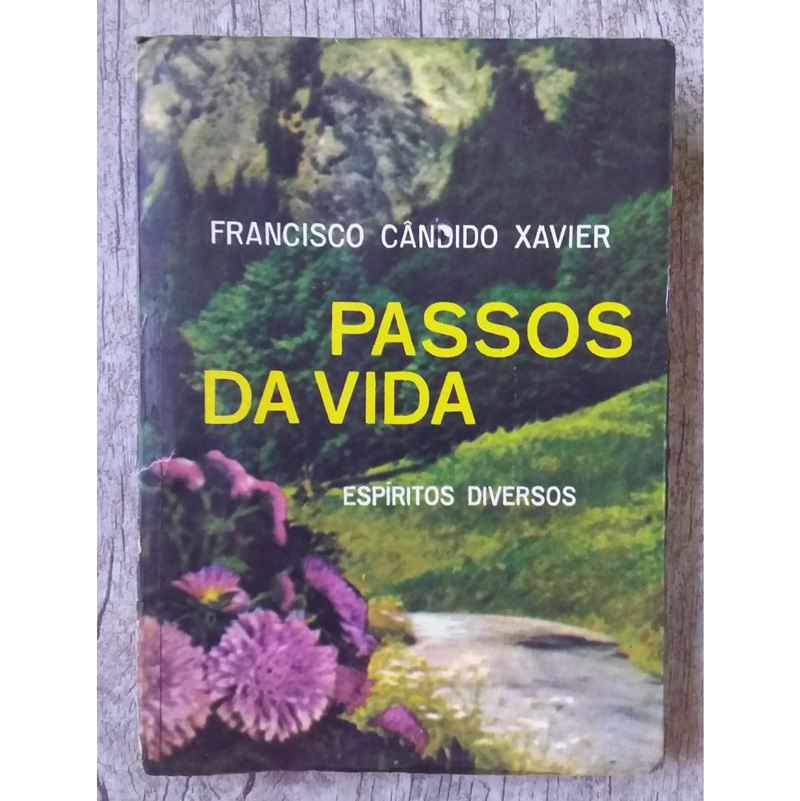 Passos da vida, Francisco Cândido Xavier, editora CEC, livro usado