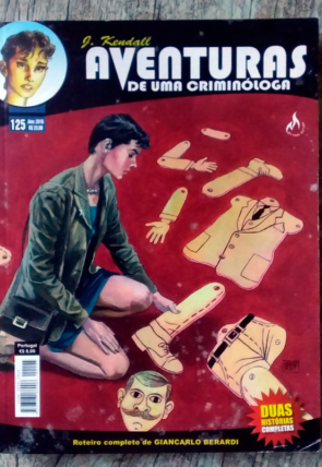 Gibi hq J. Kendall aventuras de uma criminóloga edição 125, editora mythos