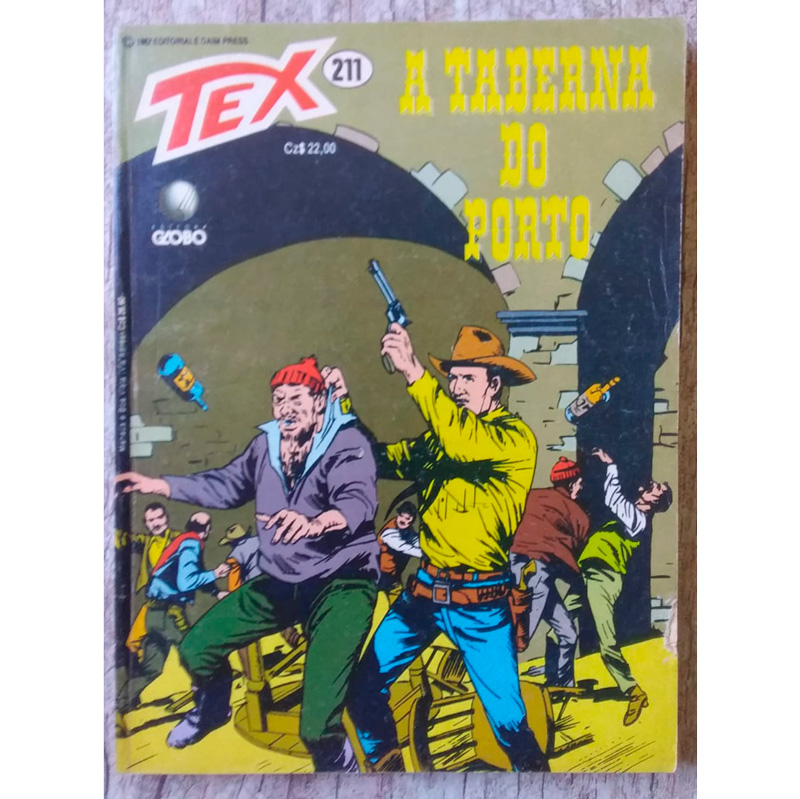 Gibi hq Tex edição 211, a taberna do porto, editora globo