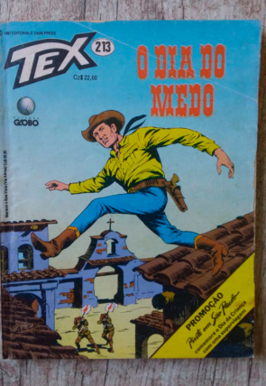 Gibi hq Tex edição 213, o dia do medo, editora globo