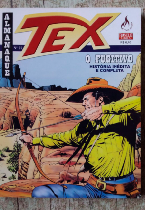 Gibi hq almanaque Tex edição 27, Bonelli comics, editora mythos
