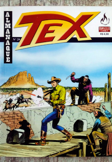 Gibi hq almanaque Tex edição 29, Bonelli comics, editora mythos