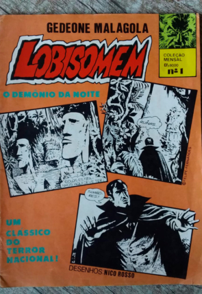 Gibi hq lobisomem o demônio da noite edição 1, Gedeone Malagola, editora ninja