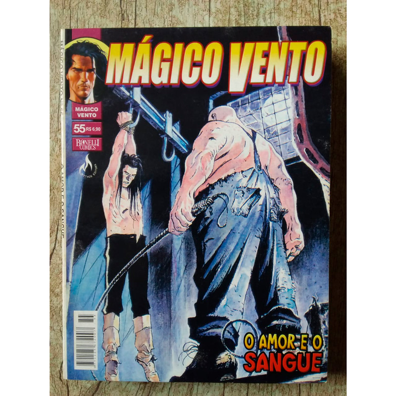 Gibi hq mágico vento edição 55, o amor e o sangue, Bonelli comics, editora mythos