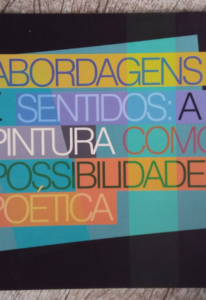 Abordagens e sentidos a pintura como possibilidade poética, Curadoria Ana Zavadil, livro usado