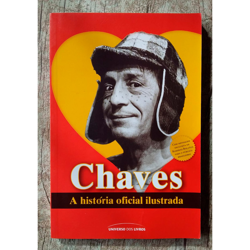 Chaves a história oficial ilustrada, editora universo dos livros, livro usado