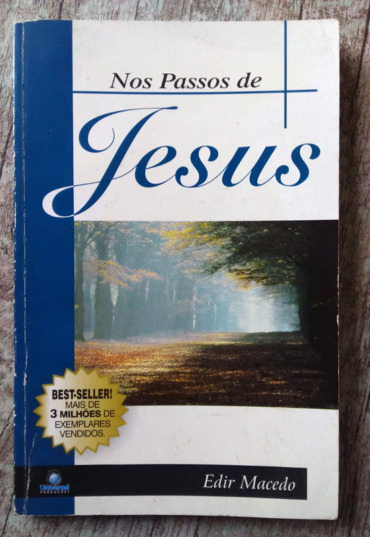 Nos passos de Jesus, Edir Macedo, editora universal produções, livro usado