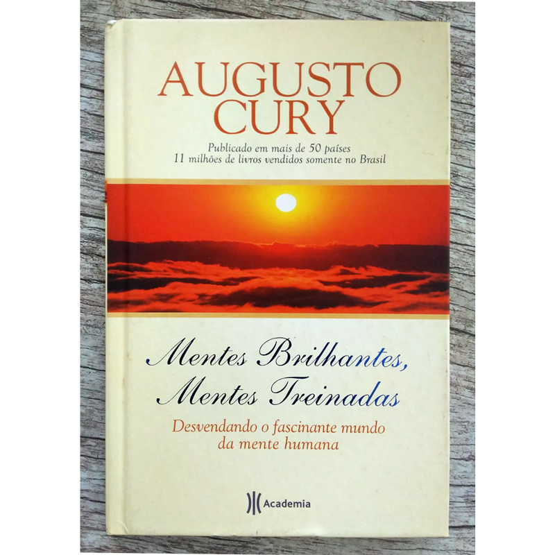 Mentes brilhantes mentes treinadas, Augusto Cury, editora academia, livro usado