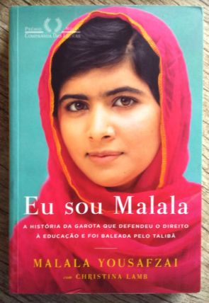 Eu sou Malala, Malala Yousafzai com Christina Lamb, editora companhia das letras, livro usado