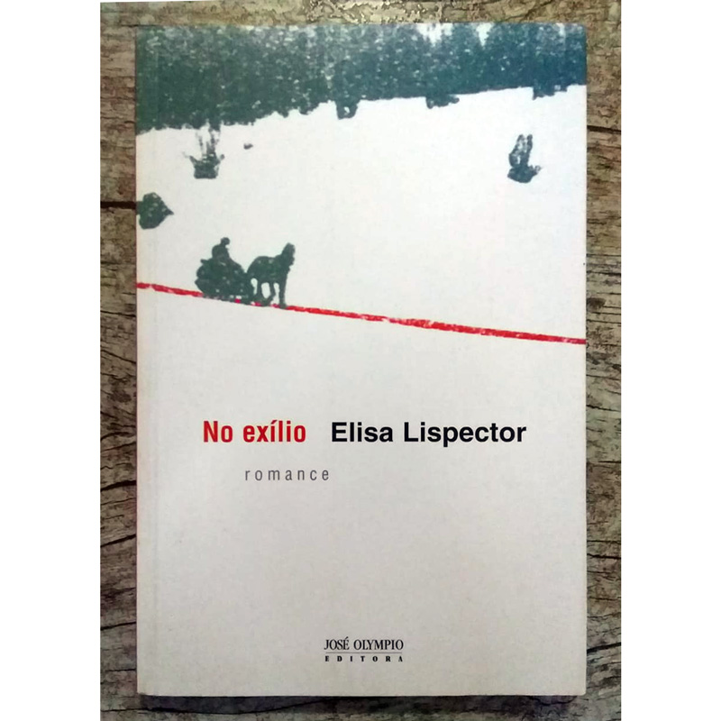 No exílio, Elisa Lispector, editora José Olympio, livro usado