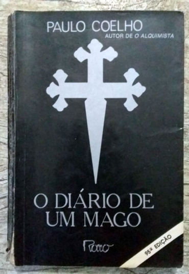 O diário de um mago, Paulo Coelho, editora Rocco, livro usado