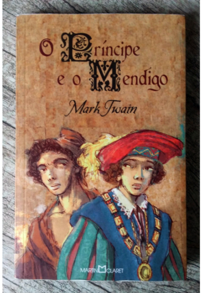 O príncipe e o mendigo, Mark Twain, editora Martin Claret, livro usado