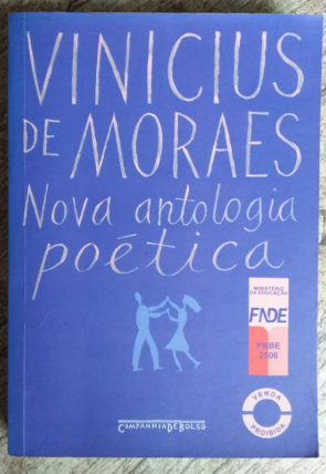 Nova antologia poética, Vinícius de Moraes, editora companhia das letras, livro usado