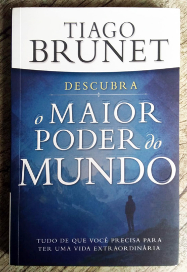 O maior poder do mundo, Tiago Brunet, editora vida, livro usado