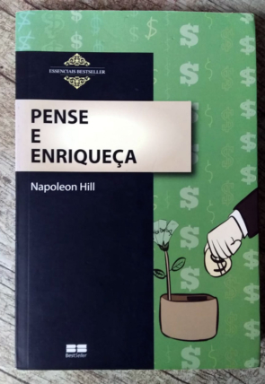Pense e enriqueça, Napoleon Hill, editora best seller, livro usado