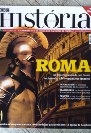 Revista História BBC, edição 3, ano 1, Roma, editora Tríada, usada
