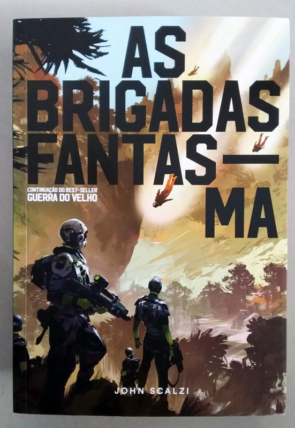 As brigadas fantasma, John Scalzi, editora Aleph, livro usado