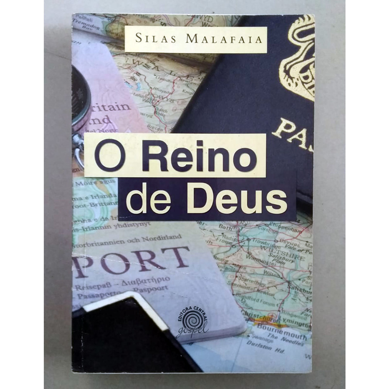 O reino de Deus, Silas Malafaia, editora central gospel, livro usado