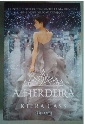 A herdeira, livro 4 da série a seleção, Kiera Cass, editora seguinte, livro usado