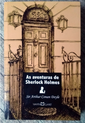 As aventuras de Sherlock Holmes, Sir Arthur Conan Doyle, editora Martin Claret, livro usado
