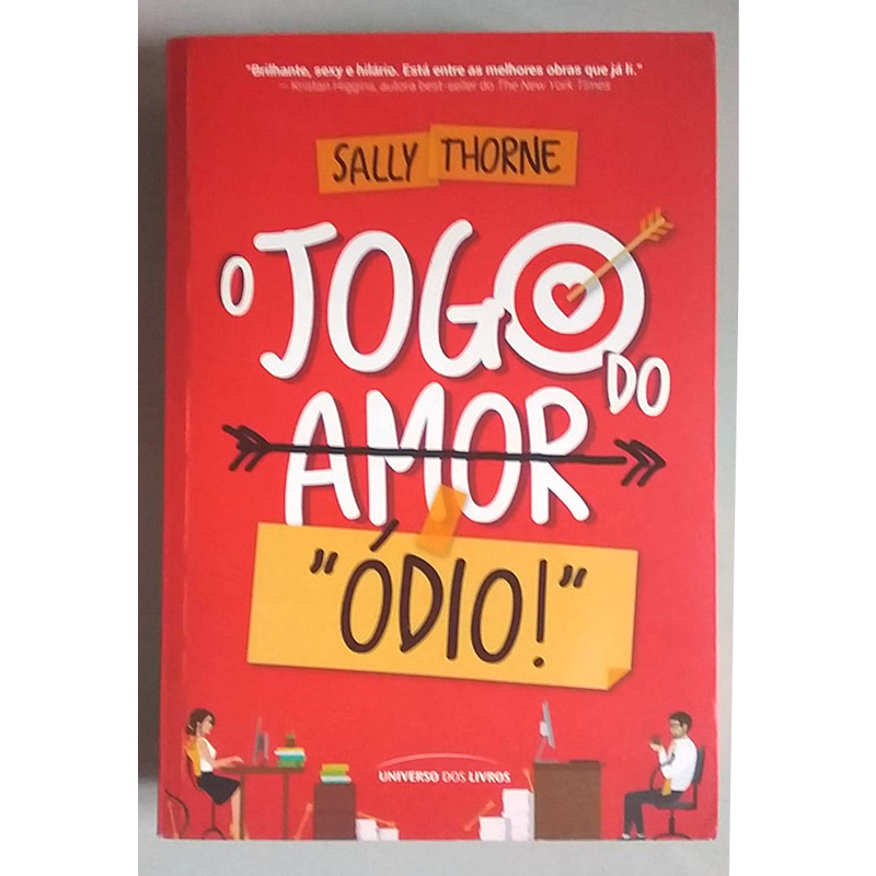 O jogo do amor ódio, Sally Thorne, editora universo dos livros, livro usado