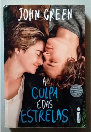 A culpa é das estrelas, John Green, editora intrínseca, livro usado